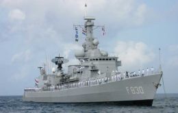 New frigate Almirante Riveros